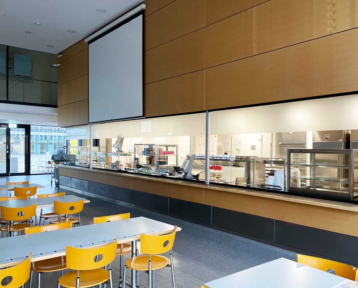 Ausgabetheke des Studierendenwerk Koblenz