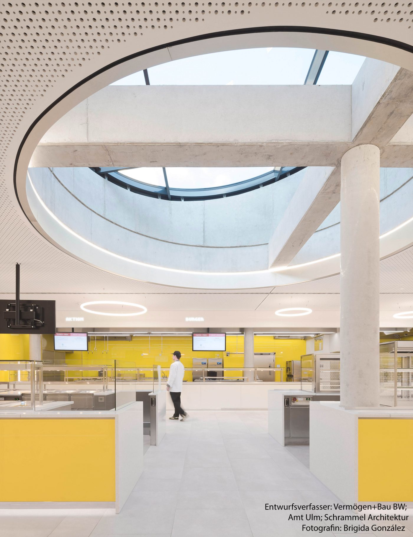 Ansicht Ausgabetheken Universität Ulm geplant von vtechnik Planung GmbH