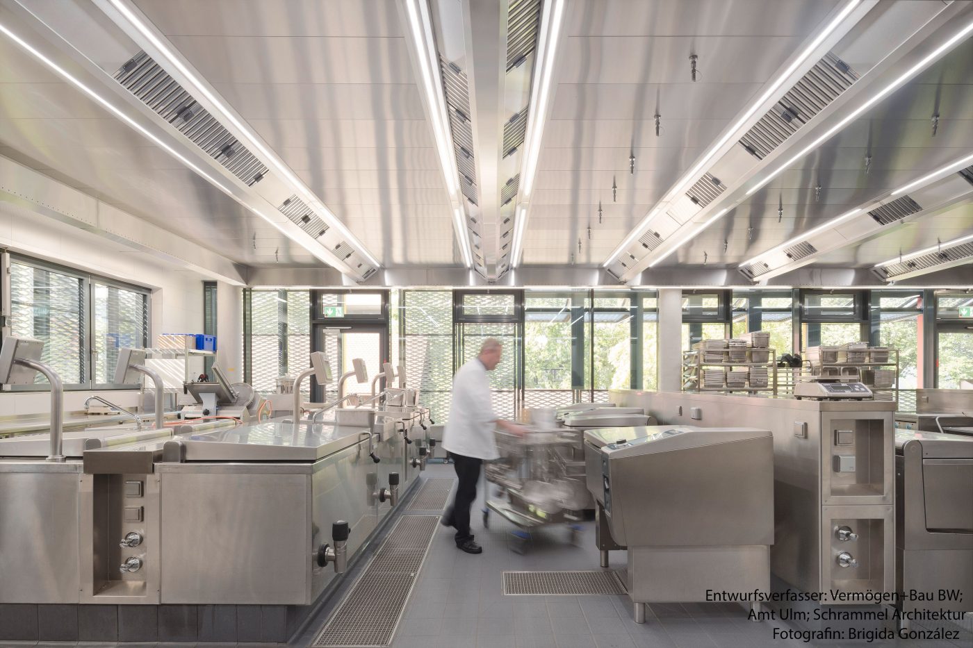 Produktionsküche Studierendenwerk Ulm geplant von vtechnik Planung GmbH