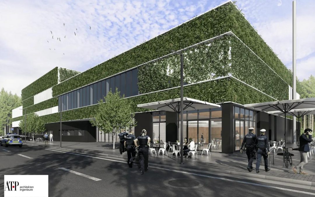 Neues Versorgungsgebäude für die IV. Bereitschaftspolizeiabteilung Nürnberg